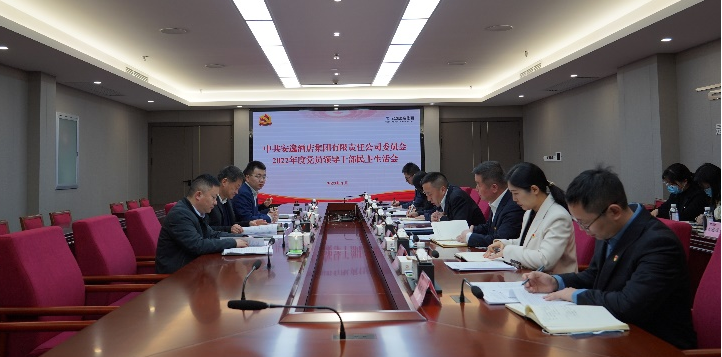 四川省云顶国际集团辅导赴各子公司督导2022年度党员辅导干部民主生涯会